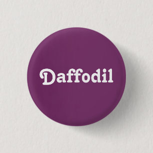 Badge Rond 2,50 Cm Daffodique du bouton