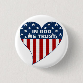 Badge Rond 2,50 Cm Dans Dieu nous faisons confiance