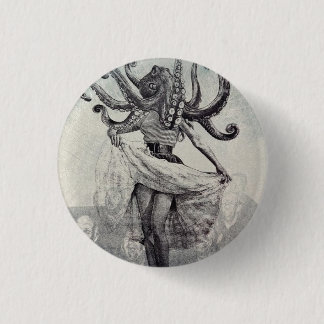 Badge Rond 2,50 Cm Dans l'obscurité, dans la mer