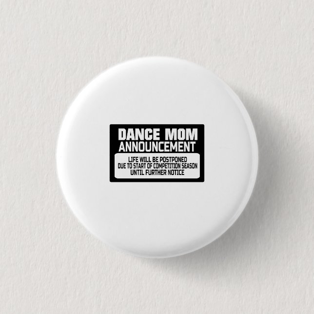 Badge Rond 2,50 Cm Danse Maman Faire-part (Devant)
