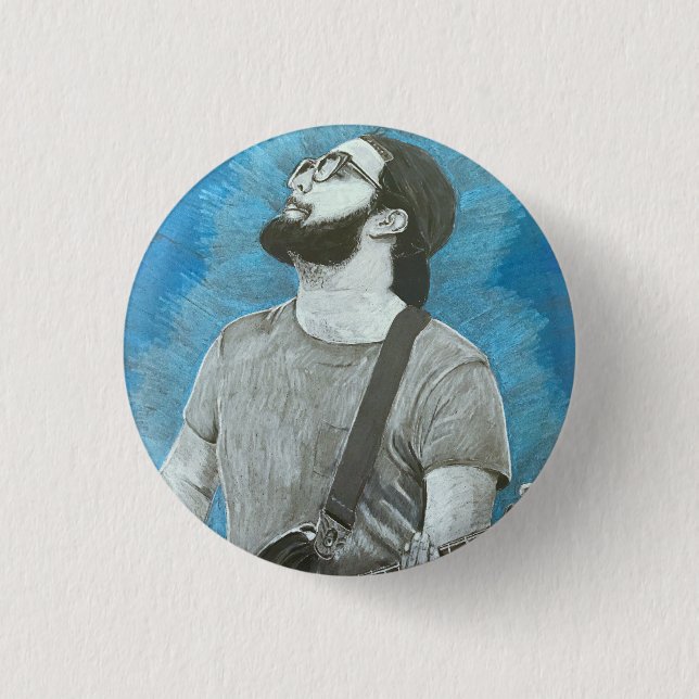 Badge Rond 2,50 Cm David (Devant)