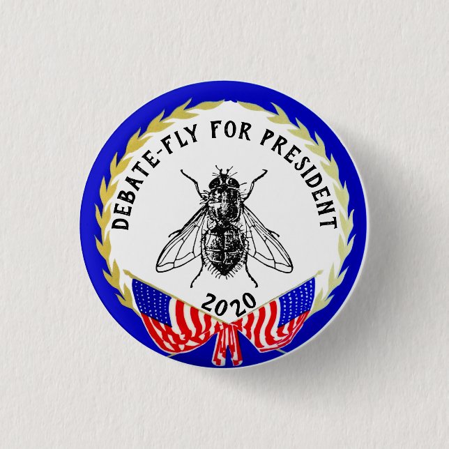 Badge Rond 2,50 Cm Débat pour le Président 2020 (Devant)