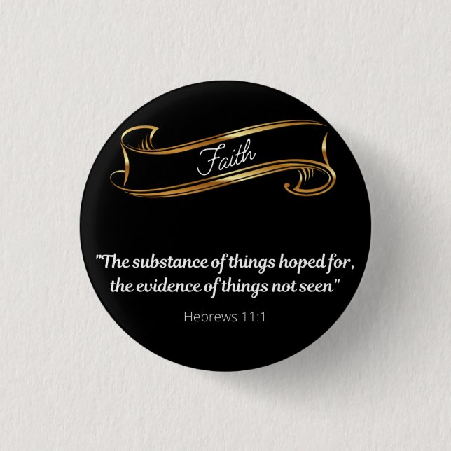 Badge Rond 2,50 Cm Définition de la foi (Devant)