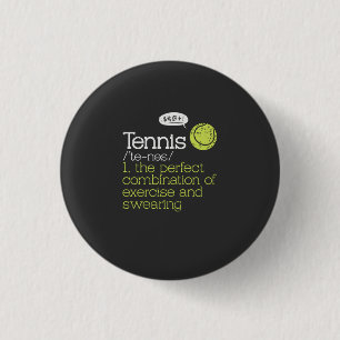 Badge Rond 2,50 Cm Définition du tennis