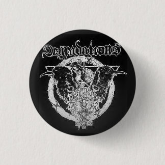 Badge Rond 2,50 Cm Dégradation-Petit bouton d'épouvantails
