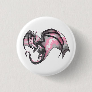 Badge Rond 2,50 Cm Déigirl Pride Dragon