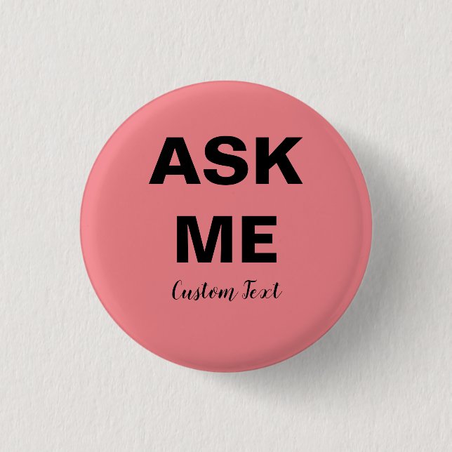 Badge Rond 2,50 Cm Demander au bénévole (Devant)