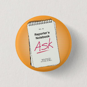 Badge Rond 2,50 Cm "Demandez" le bouton