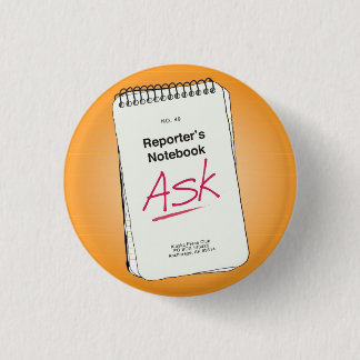 Badge Rond 2,50 Cm "Demandez" le bouton