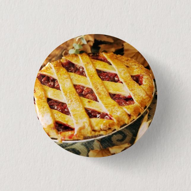 Badge Rond 2,50 Cm Dessert Thanksgiving (Devant)