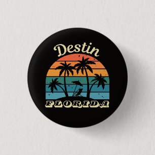 Badge Rond 2,50 Cm Destin Floride