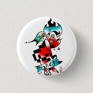 Badge Rond 2,50 Cm diable de lil