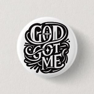 Badge Rond 2,50 Cm Dieu m'a donné