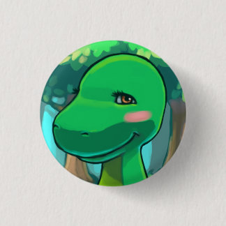 Badge Rond 2,50 Cm Dinnersaurus Mamasaurus