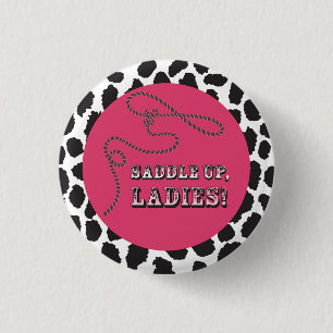 Badge Rond 2,50 Cm Disco Cowgirl Bachelorte Party