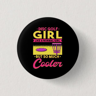 Badge Rond 2,50 Cm Disk Golf est Cool