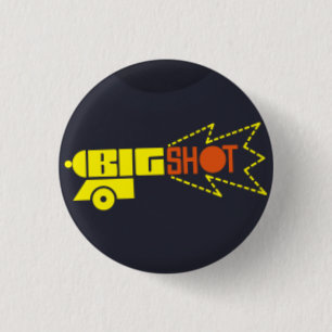 Badge Rond 2,50 Cm disques de gros poisson
