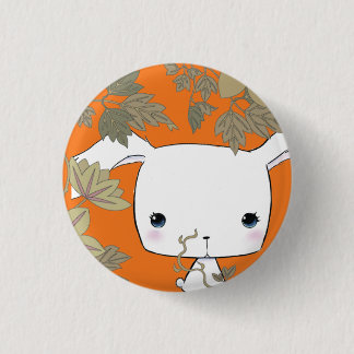 Badge Rond 2,50 Cm Dissimulation de Bunneh pi (copie orange de washi