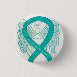 Badge Rond 2,50 Cm Dissociation Identité Trouble Sensibilisation Ang