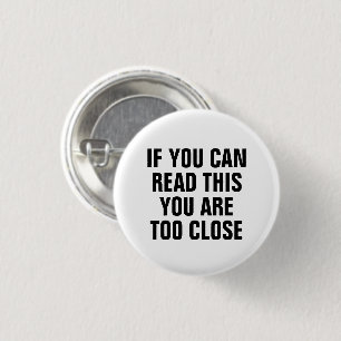 Badge Rond 2,50 Cm Distance sociale