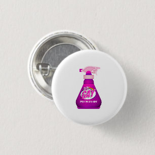 Badge Rond 2,50 Cm Dites Gay Spray