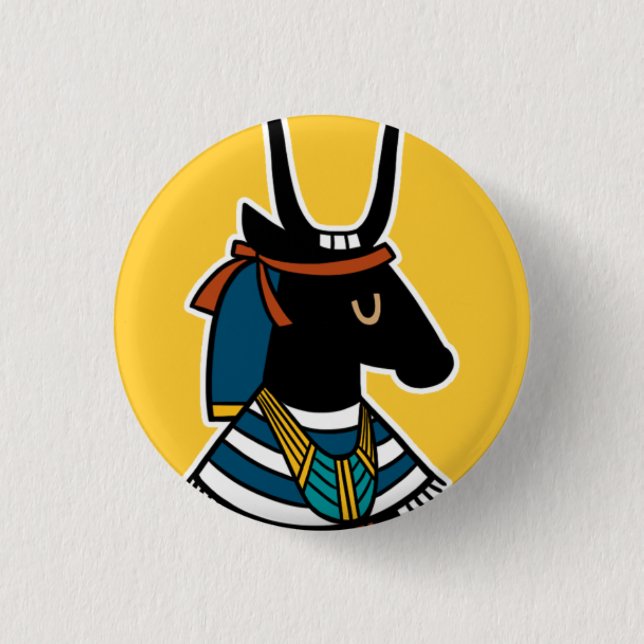 Badge Rond 2,50 Cm Divinité : : Hathor (Devant)
