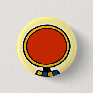 Badge Rond 2,50 Cm Divinité : : Ra