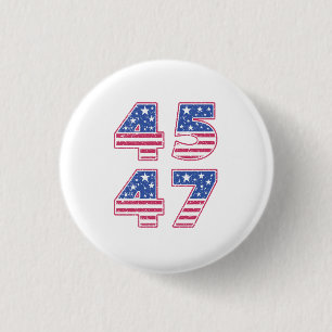 Badge Rond 2,50 Cm Donald Trump 45-47