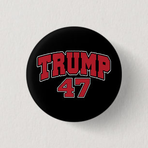 Badge Rond 2,50 Cm Donald Trump 47