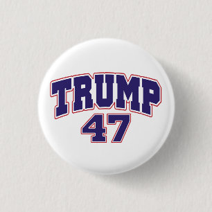 Badge Rond 2,50 Cm Donald Trump 47