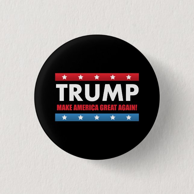 Badge Rond 2,50 Cm Donald Trump pour le président (Devant)