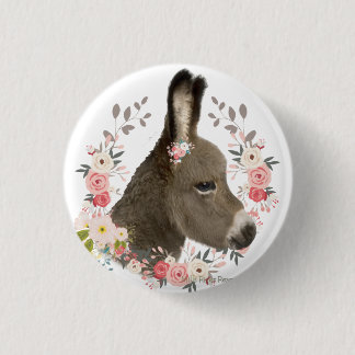 Badge Rond 2,50 Cm Donkey du pays