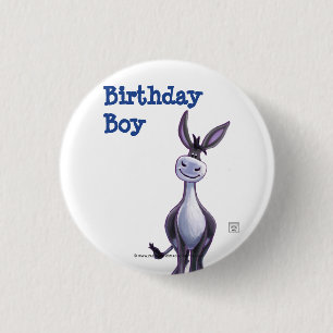 Badge Rond 2,50 Cm Donkey Party Centre