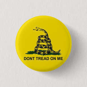 Badge Rond 2,50 Cm Don't Tread On Me