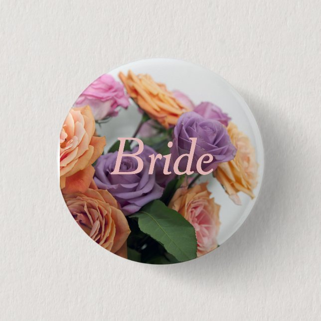 Badge Rond 2,50 Cm Douceur florale (Devant)