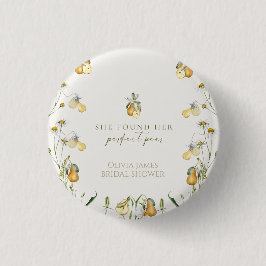 Badge Rond 2,50 Cm Douche parfaite florale