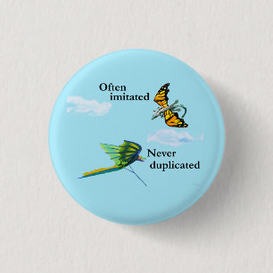 Badge Rond 2,50 Cm Dragon et cerf-volant