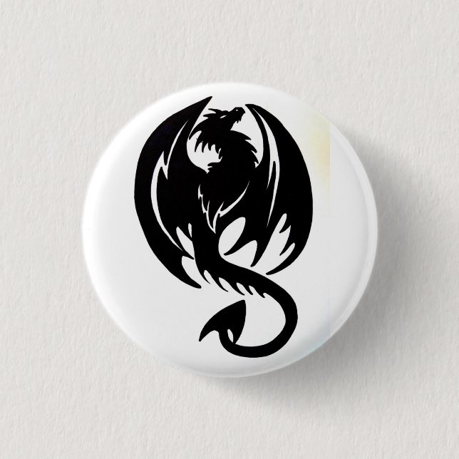 Badge Rond 2,50 Cm Dragon II (Devant)