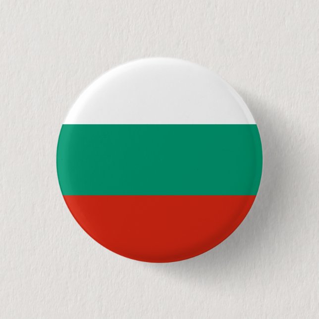 Badge Rond 2,50 Cm Drapeau Bulgarie (Devant)