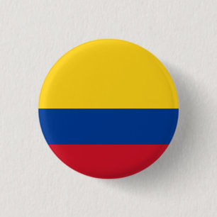 Badge Rond 2,50 Cm Drapeau colombien, Drapeau de la Colombie