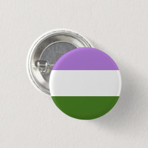 Badge Rond 2,50 Cm Drapeau de fierté genderqueer