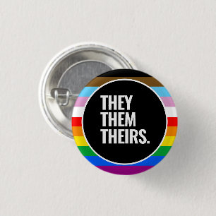 Badge Rond 2,50 Cm Drapeau de fierté inclusif LGBTQ+