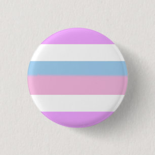 Badge Rond 2,50 Cm Drapeau de fierté intersexe