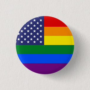 BADGE ROND 2,50 CM "DRAPEAU DE GAY PRIDE "