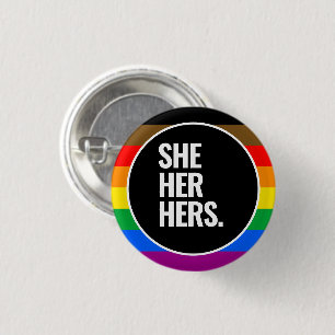 Badge Rond 2,50 Cm Drapeau de la fierté LGBTQ+ de Philadelphie (QPOC)