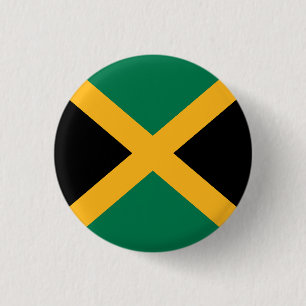 Badge Rond 2,50 Cm Drapeau de la Jamaïque