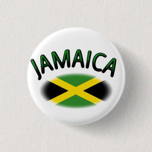 Badge Rond 2,50 Cm Drapeau de la Jamaïque