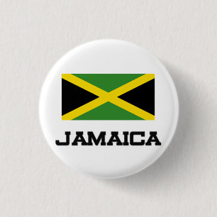 Badge Rond 2,50 Cm Drapeau de la Jamaïque