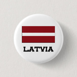 Badge Rond 2,50 Cm Drapeau de la Lettonie