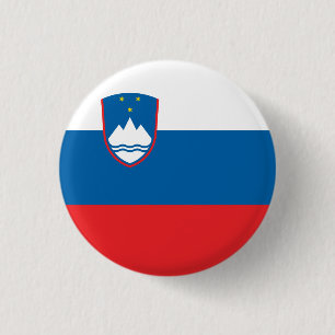 Badge Rond 2,50 Cm Drapeau de la Slovénie